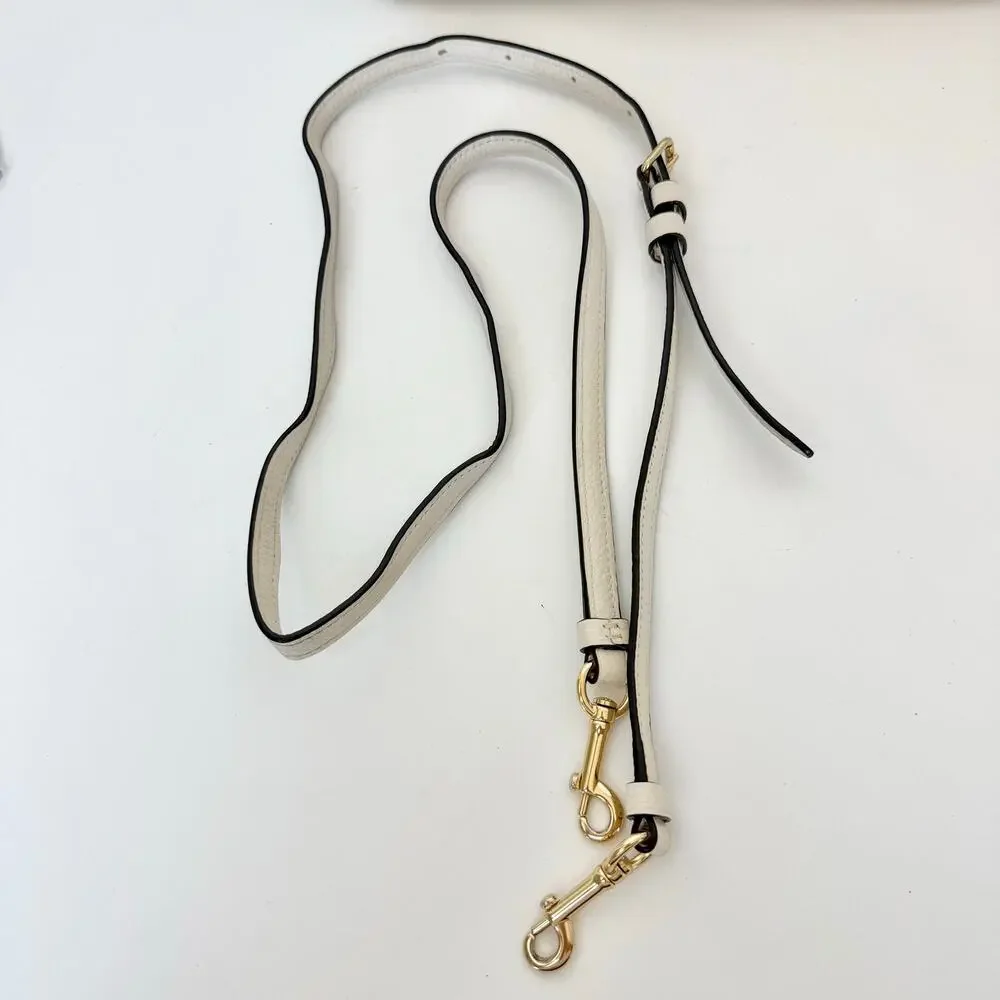 Coach Prairie Satchel Shoulder Crossbody Bag Polished Pebble Leather Chalk 79997